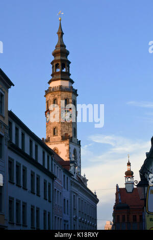 Rathaus turm, Görlitz, Deutschland Stockfoto