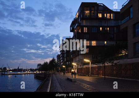 Die hafencity, Hamburg, Deutschland Stockfoto
