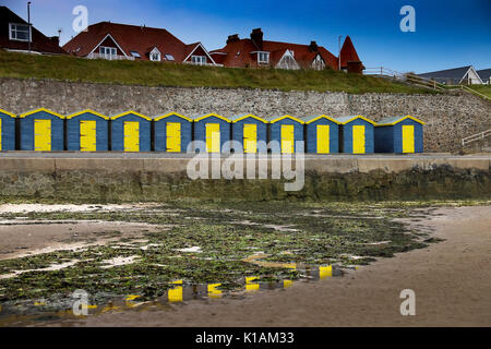 Strandhütten Wider im Westgate Stockfoto