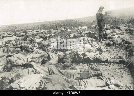 Die menschlichen Kosten des Krieges, WW1 German Tote Stockfoto