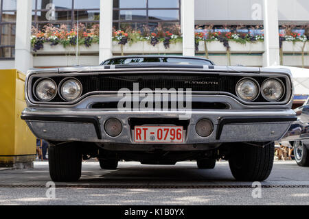 Reutlingen, Deutschland - 20. August 2017: Plymouth oldtimer Auto an der Reutlinger oldtimertag Ereignis am 20. August 2017 in Reutlingen, Deutschland. Stockfoto