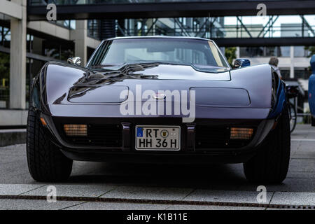 Reutlingen, Deutschland - 20. August 2017: Chevrolet Corvette Stingray oldtimer Auto an der Reutlinger oldtimertag Ereignis am 20. August 2017 in Reutlingen Stockfoto