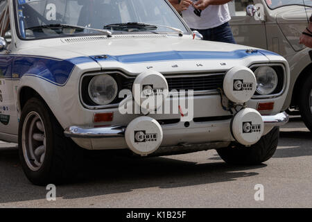 Reutlingen, Deutschland - 20, 2017 August: Ford Escort RS 2000 Mark i Oldtimer Auto an der Reutlinger oldtimertag Ereignis am 20. August 2017 in Reutlingen, ge Stockfoto