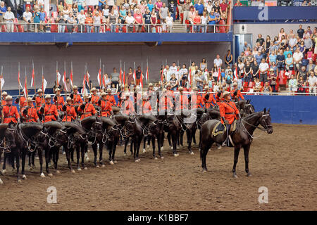 RCMP musikalische Fahrt Leistung, Vancouver, British Columbia, Kanada. Stockfoto