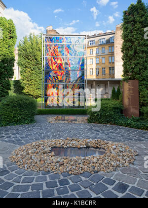 Budapest, Ungarn - 11. Juni 2017: Raoul Wallenberg Holocaust Memorial Park, hinter der Synagoge in der Dohány-Straße Stockfoto