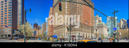 MANHATTAN, NEW YORK, USA - 21. APRIL 2011: Moment der Stadt. Stockfoto