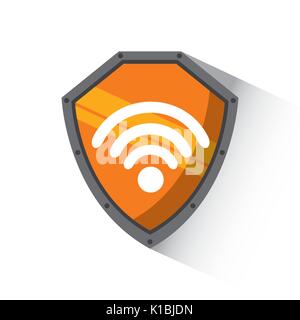 WiFi Verbindung design Stock Vektor