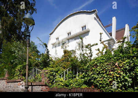 Jugendstil Haus Glueckert Gebäude, heute die Aufnahme der Deutschen Akademie für Sprache und Dichtung, Akademie der Künste, Mathildenhoehe, Darm Stockfoto