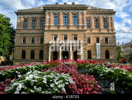 ZAGREB, KROATIEN - 14. Juli 2017. Der Kroatischen Akademie der Wissenschaften und Künste in Zagreb, Kroatien. Stockfoto