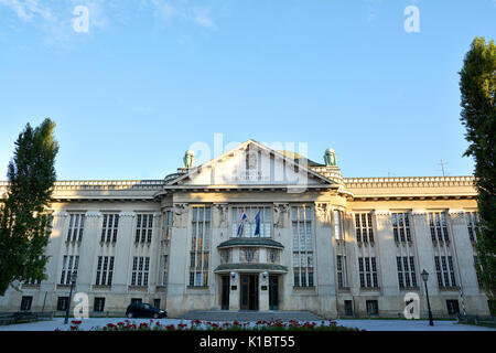 Kroatische Staatsarchiv, Zagreb, Kroatien Stockfoto