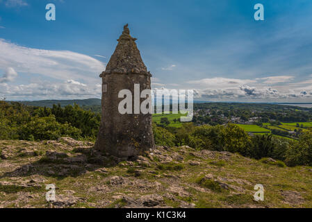 Die pepperpot auf Castlebarrow oben Silverdale in Lancashire Stockfoto