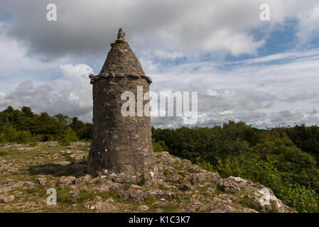 Die pepperpot auf Castlebarrow oben Silverdale in Lancashire Stockfoto