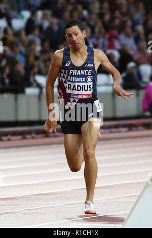 Louis RADIUS von Frankreich in der Männer 1500 m T38 Finale auf der Welt Para Meisterschaften in London 2017 Stockfoto
