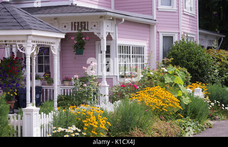 Ein Jahrhundert alten viktorianischen Haus, liebevoll vom Eigentümer restauriert. Stockfoto