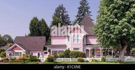 Ein Jahrhundert alten viktorianischen Haus, liebevoll vom Eigentümer restauriert. Stockfoto