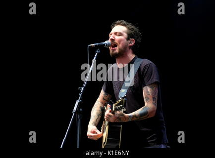 Clarence Esplanade, Fareham, Hampshire, UK August 26, 2017. Siegreiche Festival Tag 2 - Frank Turner bei siegreichen Festival, Southsea, Portsmouth, Hampshire, 26. August 2017, UK Credit: Dawn Fletcher-Park/Alamy leben Nachrichten Stockfoto