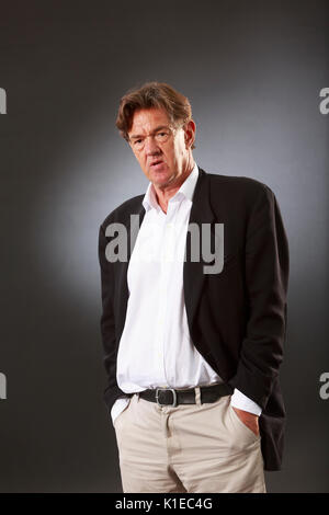 Edinburgh, Schottland, Großbritannien. 27 Aug, 2017. Tag 16 Edinburgh International Book Festival. Bild: Robert McCrum, englischer Schriftsteller und Herausgeber Credit: Pako Mera/Alamy leben Nachrichten Stockfoto
