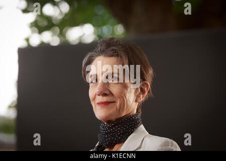 Edinburgh, Schottland, Großbritannien. 27 Aug, 2017. Tag 16 Edinburgh International Book Festival. Im Bild: Harriet Walter, Englisch und Schauspielerin und Schriftstellerin. Credit: Pako Mera/Alamy leben Nachrichten Stockfoto