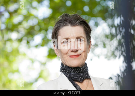 Edinburgh, Großbritannien. 27. August 2017. Dame Harriet Maria Walter, DBE, der englischen Bühne und Bildschirm, Schauspielerin und Autorin, beim Edinburgh International Book Festival erscheinen. Gary Doak/Alamy leben Nachrichten Stockfoto