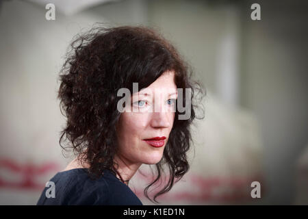 Edinburgh, Schottland, Großbritannien. 27 Aug, 2017. Tag 16 Edinburgh International Book Festival. Im Bild: Jess Richards, Schriftsteller und Autor. Credit: Pako Mera/Alamy leben Nachrichten Stockfoto