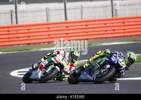 Silverstone, Großbritannien. 27 Aug, 2017. Während der OCTO britischen MotoGP Credit: Motofoto/Alamy leben Nachrichten Stockfoto