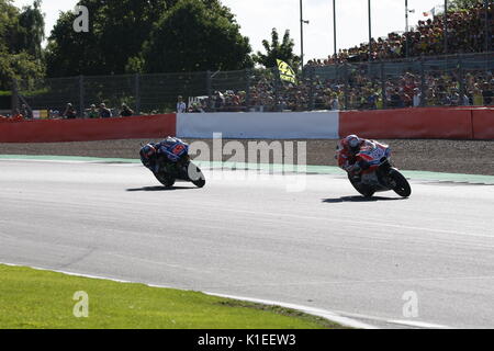 Silverstone, Großbritannien. 27 Aug, 2017. Während der OCTO britischen MotoGP Credit: Motofoto/Alamy leben Nachrichten Stockfoto