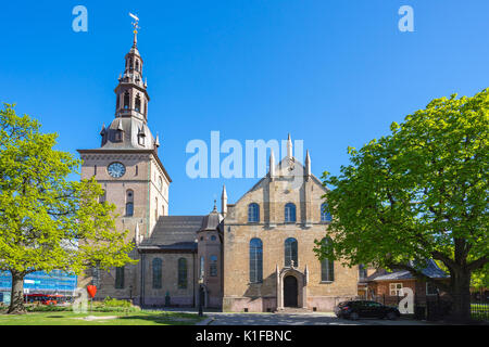 Die Kathedrale von Oslo oder Oslo Domkirke in Oslo, Norwegen. Stockfoto