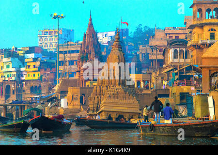 VARANASI INDIEN Stockfoto