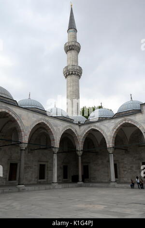ISTANBUL, Türkei - 08 August, 2017: Der Süleymaniye Moschee, die in der türkischen Süleymaniye Camii die zweitgrößte Moschee in Istanbul und zu einer der Besten zu Stockfoto