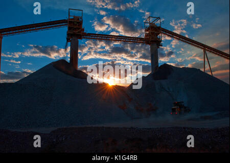 Gold Mining in Australien Stockfoto