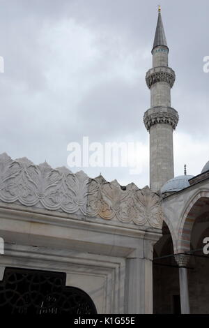 ISTANBUL, Türkei - 08 August, 2017: Der Süleymaniye Moschee, die in der türkischen Süleymaniye Camii die zweitgrößte Moschee in Istanbul und zu einer der Besten zu Stockfoto