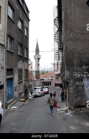 ISTANBUL, Türkei - 08 August, 2017: Der Süleymaniye Moschee, die in der türkischen Süleymaniye Camii die zweitgrößte Moschee in Istanbul und zu einer der Besten zu Stockfoto