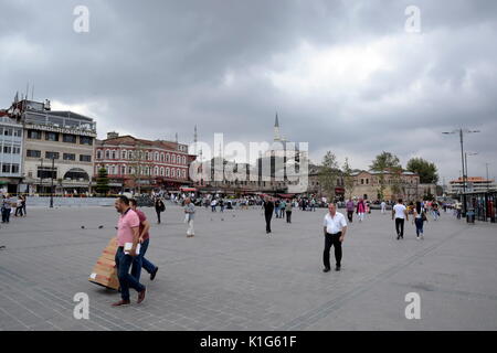 ISTANBUL, Türkei - 08 August, 2017: Der Süleymaniye Moschee, die in der türkischen Süleymaniye Camii die zweitgrößte Moschee in Istanbul und zu einer der Besten zu Stockfoto