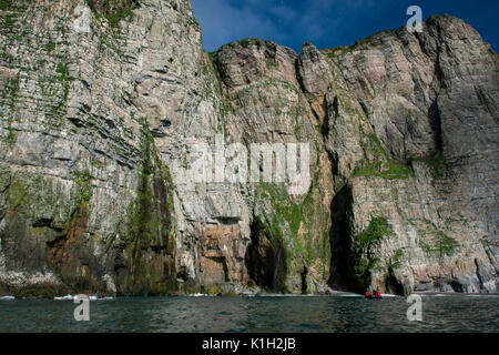 Norwegen, Barentssee, Spitzbergen. Bear Island Nature Reserve aka Bjornoya. Der südlichste Teil von Svalbard. Stockfoto