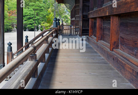 Aus Gründen der Zenkoji Tempel, Nagano, Japan Stockfoto