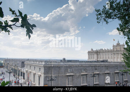 Royal Palace in Madrid, Spanien Stockfoto