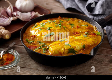 Keralan Fisch Curry Stockfoto