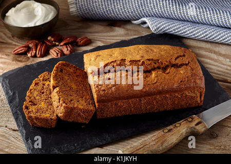 Süßkartoffel Pound Cake Stockfoto