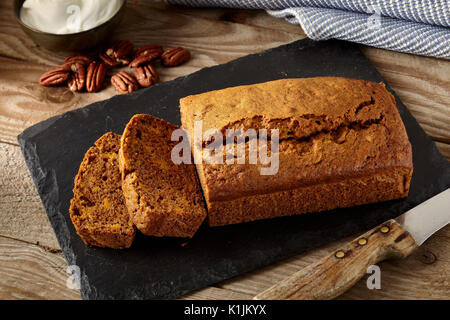 Süßkartoffel Pound Cake Stockfoto