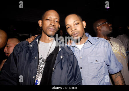 (L - R) Brüder Kurupt Gotti David Brown aka Young Roscoe DPG Trousdale für Snoop Dogg's "oggumentary" CD Release März 31,2011 West Hollywood, Stockfoto