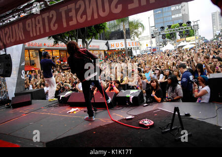 Shwayze Cisco Adler führt Tag 3 2. Jährliche Sunset Strip Music Festival September 12,2009 Los Angeles, Kalifornien. Stockfoto