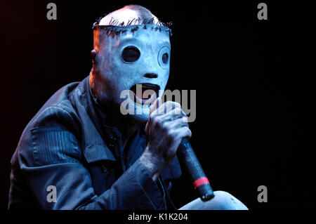 Corey Taylor Slipknot spielt Cypress Hill's Smokeout San Manuel Amphitheatre Oktober 24,2009 San Bernardino. Stockfoto