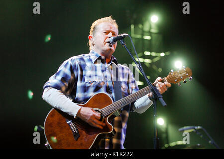 Don Henley Eagles spielt 2008 Stagecoach Country Music Festival Indio. Stockfoto