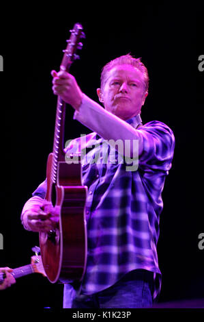 Don Henley Eagles spielt 2008 Stagecoach Country Music Festival Indio. Stockfoto