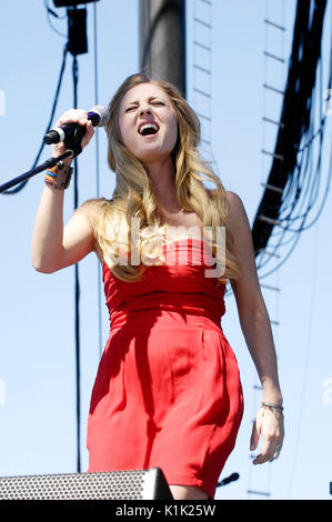 Leslie Harter Harters führt Stagecoach, Kaliforniens County Music Festival Tag 2 Mai, 1 2011 Indio, Ca. Stockfoto