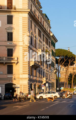 Wohnhaus in Rom, Italien Stockfoto