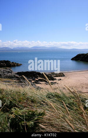 Llanddwyn Island, Rhosneigr Wald Strand, Anglesey, Wales, Großbritannien Stockfoto