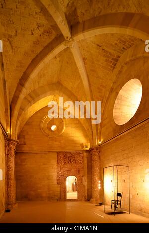 Castel del Monte Schloss, Staufer Kaiser Friedrich II., 1240-50, UNESCO-Weltkulturerbe, Saline, Provinz Stockfoto