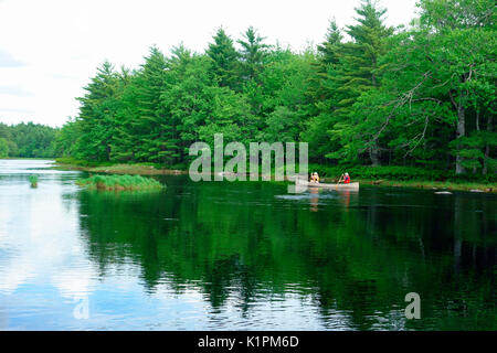 Mersey River, Kejimkujik National Park, Nova Scotia, Kanada Stockfoto