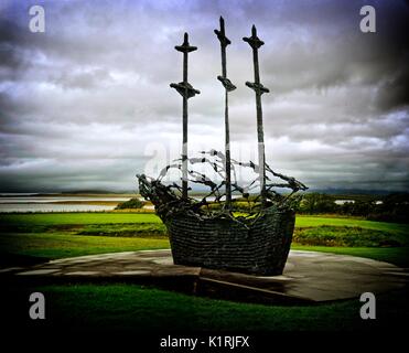 Ireland National Hunger Monument, Westport, Co Mayo. Stockfoto